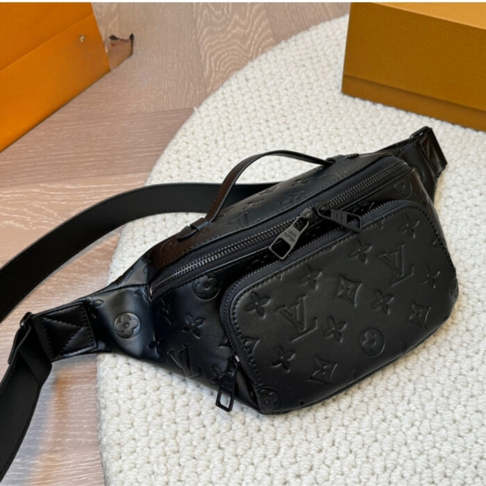 Louis Vuitton Rush Bumbag Monogram Shadow Black 31cm M47058 - Image 3