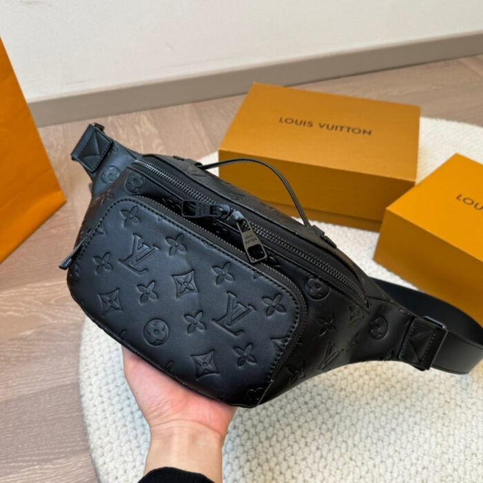 Louis Vuitton Rush Bumbag Monogram Shadow Black 31cm M47058 - Image 4