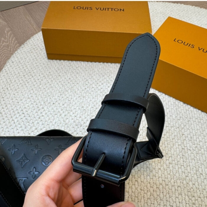 Louis Vuitton Rush Bumbag Monogram Shadow Black 31cm M47058 - Image 5