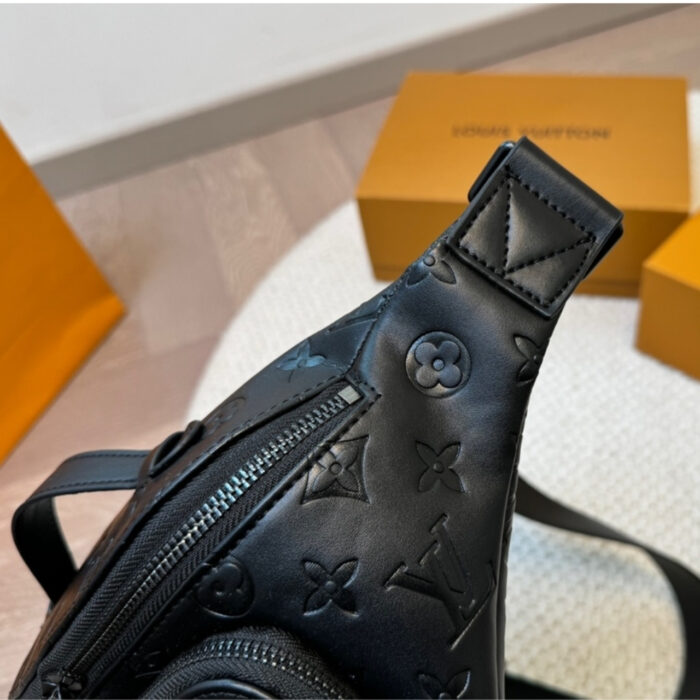 Louis Vuitton Rush Bumbag Monogram Shadow Black 31cm M47058 - Image 7