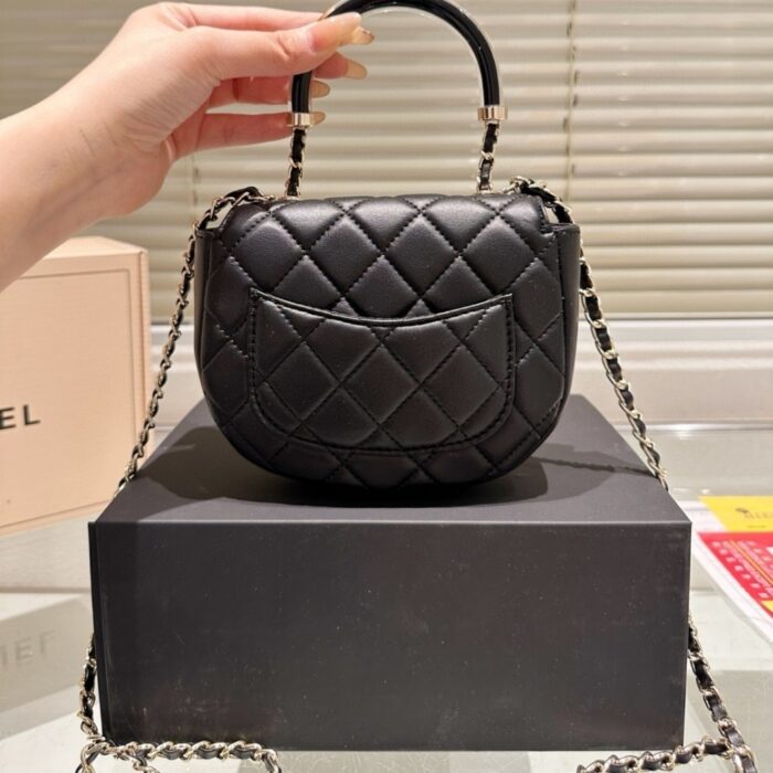 Chanel 25C Classic Clutch With Chain Black 16Cm - Image 3