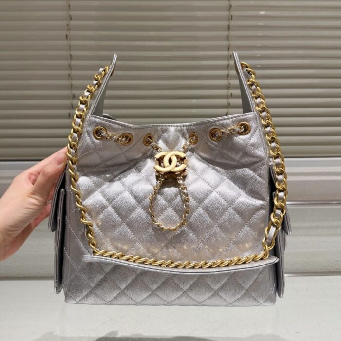 Chanel 25 Small Handbag Metallic 23 cm AS5293 B20405 NZV67 - Image 2