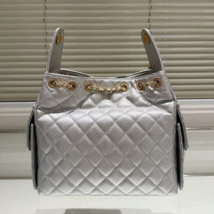 Chanel 25 Small Handbag Metallic 23 cm AS5293 B20405 NZV67 - Image 3