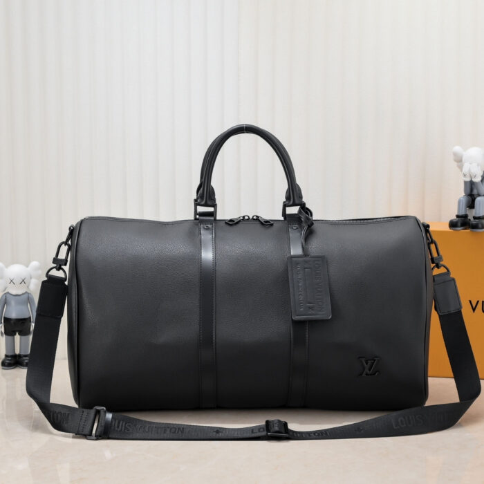 Louis Vuitton Keepall Bandoulière 50 Black 50Cm M21420 - Image 3