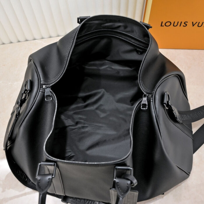 Louis Vuitton Keepall Bandoulière 50 Black 50Cm M21420 - Image 6