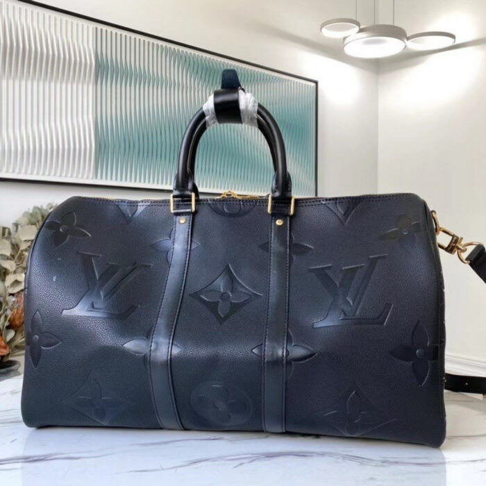 Louis Vuitton Keepall Bandouliere 50cm Monogram Black M45532 - Image 2
