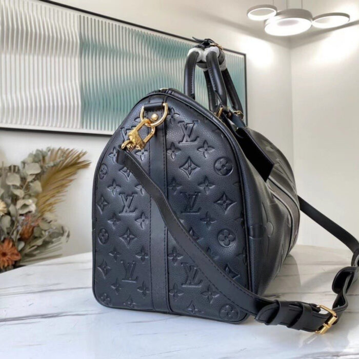 Louis Vuitton Keepall Bandouliere 50cm Monogram Black M45532 - Image 3