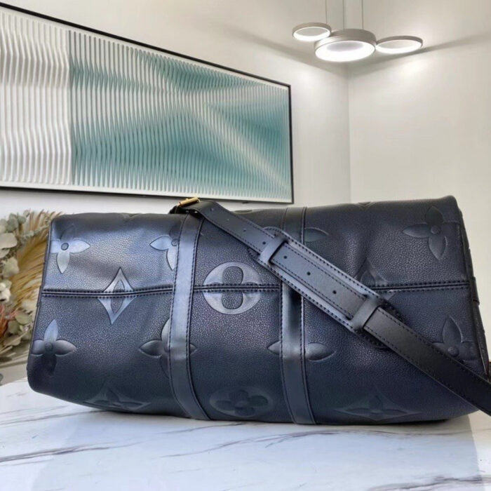 Louis Vuitton Keepall Bandouliere 50cm Monogram Black M45532 - Image 5