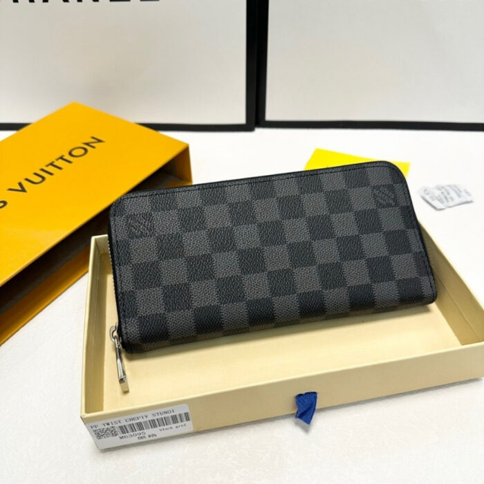 Louis Vuitton Zippy Vertical Long Wallet Black 8829462E11BC 20Cm - Image 2