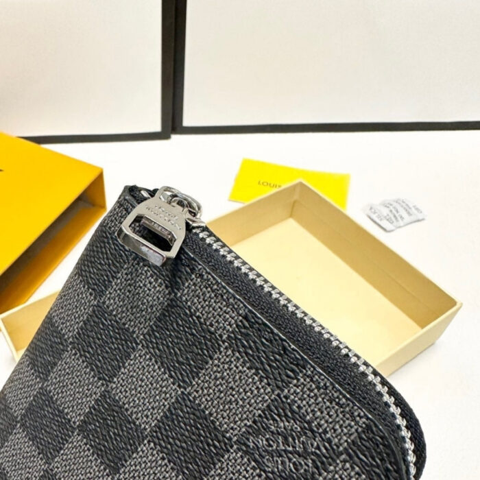 Louis Vuitton Zippy Vertical Long Wallet Black 8829462E11BC 20Cm - Image 3