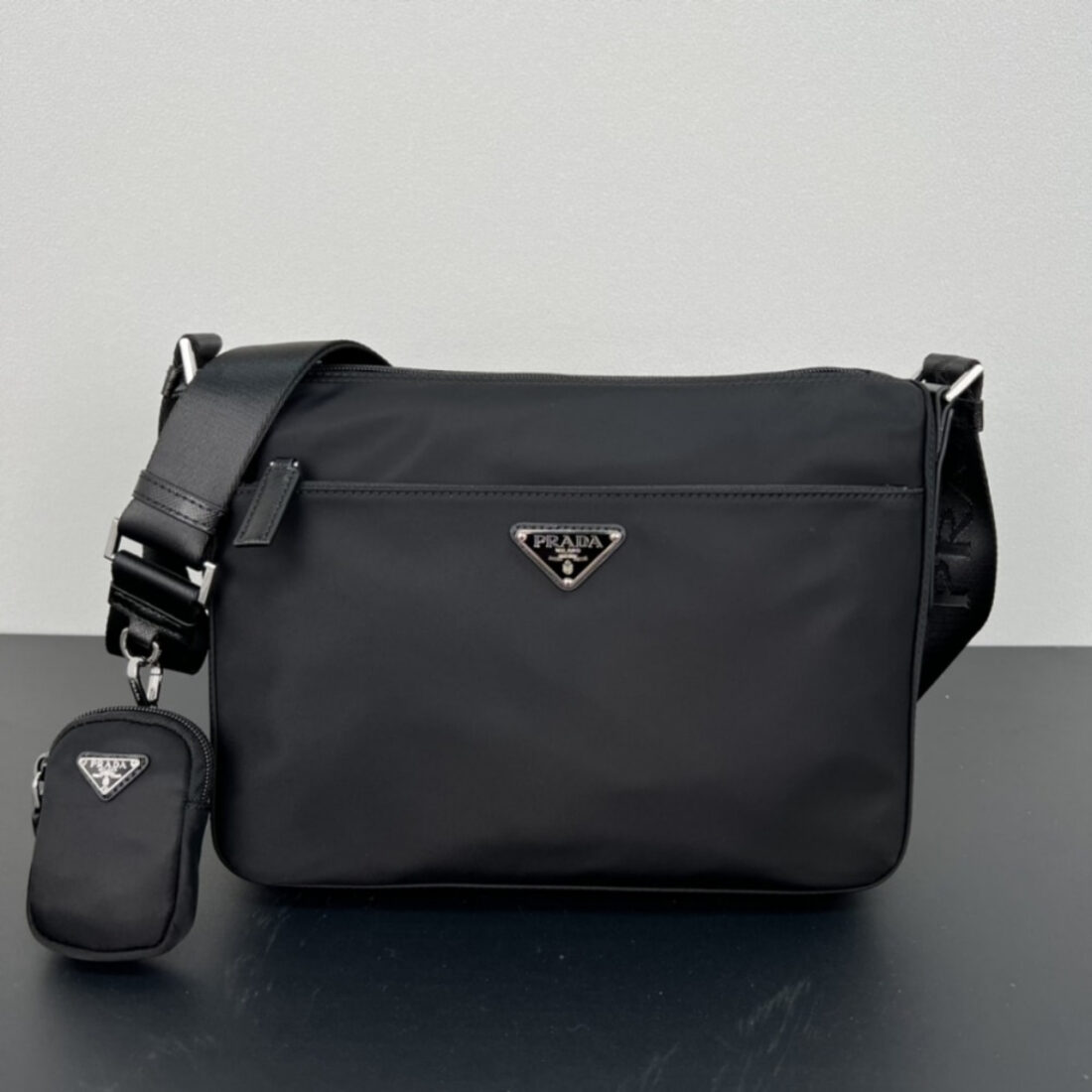 Prada Re Nylon Bag Black 30Cm 1BC421 RV44 F0002 V D1M - Image 2