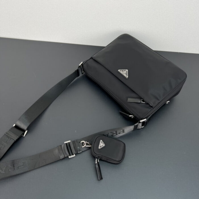 Prada Re Nylon Bag Black 30Cm 1BC421 RV44 F0002 V D1M - Image 4