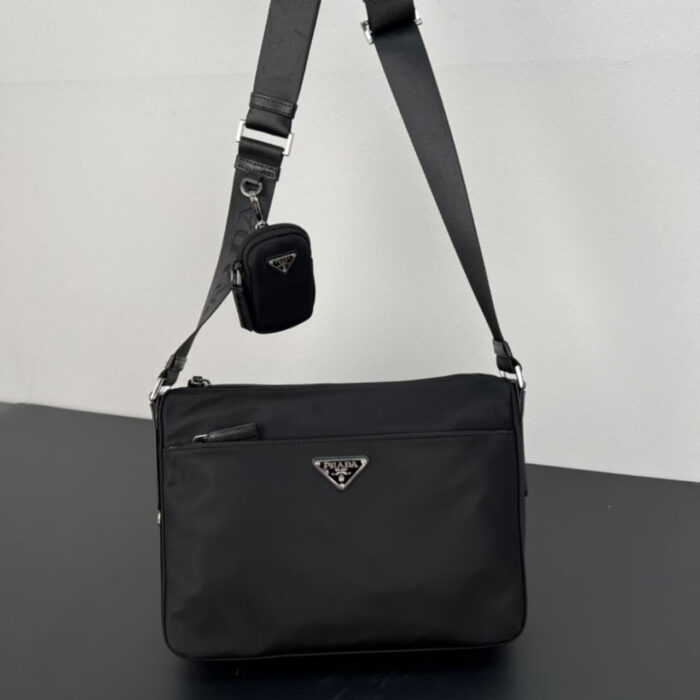 Prada Re Nylon Bag Black 30Cm 1BC421 RV44 F0002 V D1M - Image 5