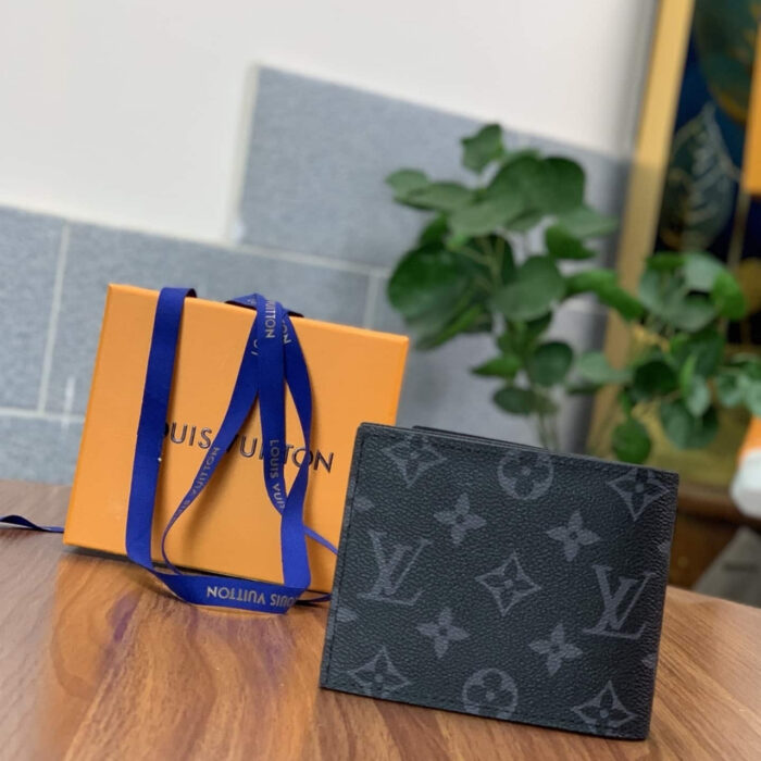 Louis Vuitton Amerigo Wallet Monogram Canvas Black 11Cm N60053 - Image 3