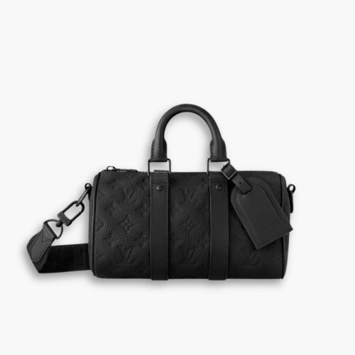 Louis Vuitton Keepall Bandoulière 25 Monogram Black 24Cm M20900