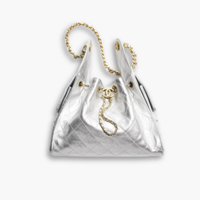 Chanel 25 Small Handbag Metallic 23 cm AS5293 B20405 NZV67