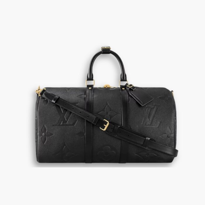 Louis Vuitton Keepall Bandouliere 50cm Monogram Black M45532