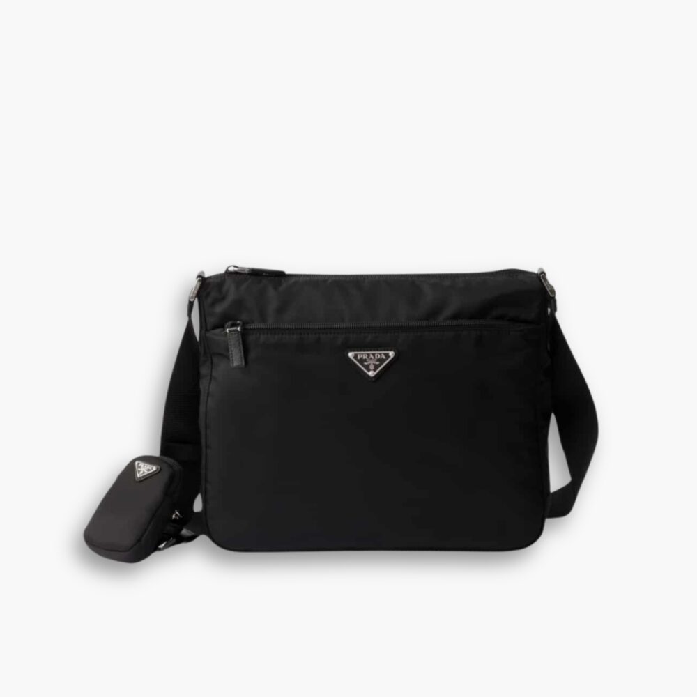 Prada Re Nylon Bag Black 30Cm 1BC421 RV44 F0002 V D1M