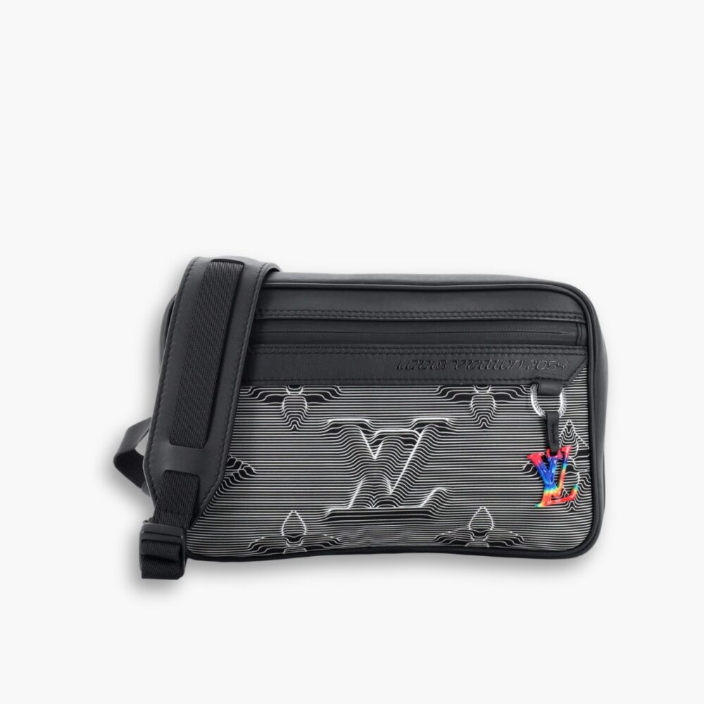 Louis Vuitton Expandable Messenger Bag Black 25cm M55698