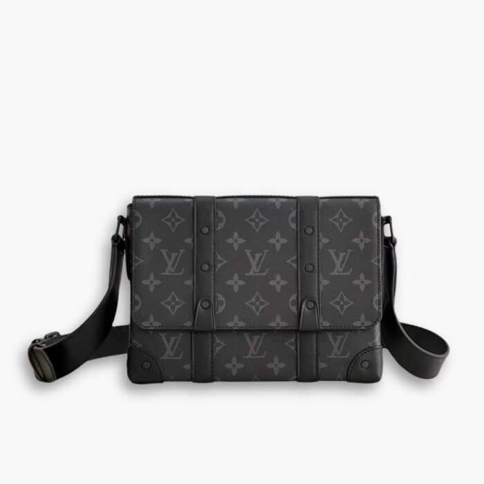 Louis Vuitton Trunk Messenger Bag Black 20Cm