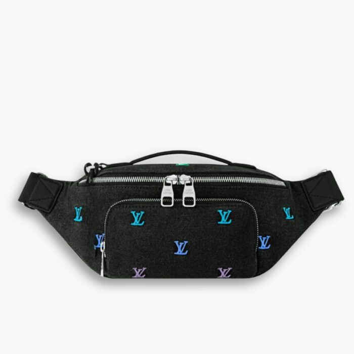 Louis Vuitton Rush Bumbag Blason Denim Black 30Cm M13961