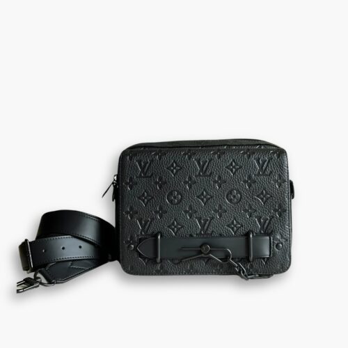 Louis Vuitton Steamer Messenger Monogram Black 23Cm M57307