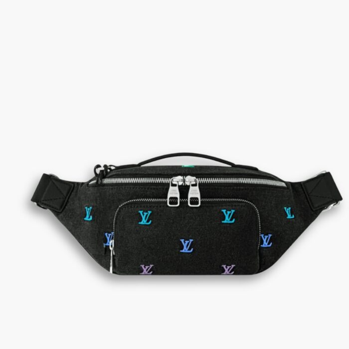 Louis Vuitton Rush Bumbag Blason Denim Black 30Cm M13961