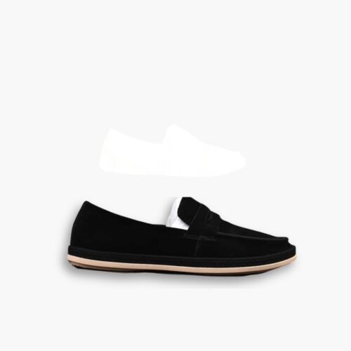 Prada Men Flat Loafers Black