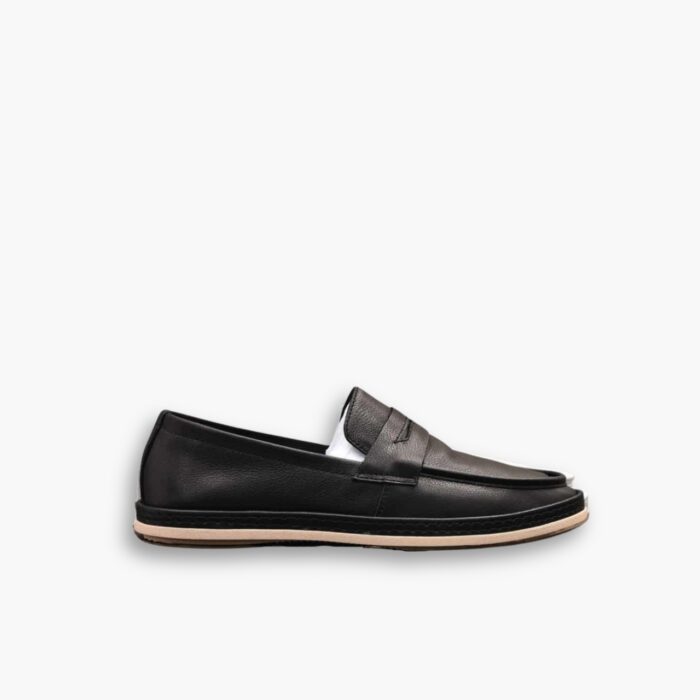Prada Men’S Flat Loafers Leather Black