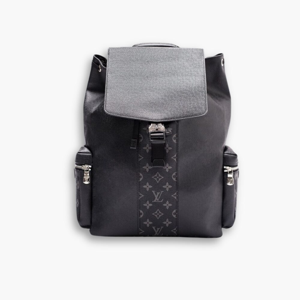 Louis Vuitton Monogram Taigarama Outdoor Backpack Black 40Cm