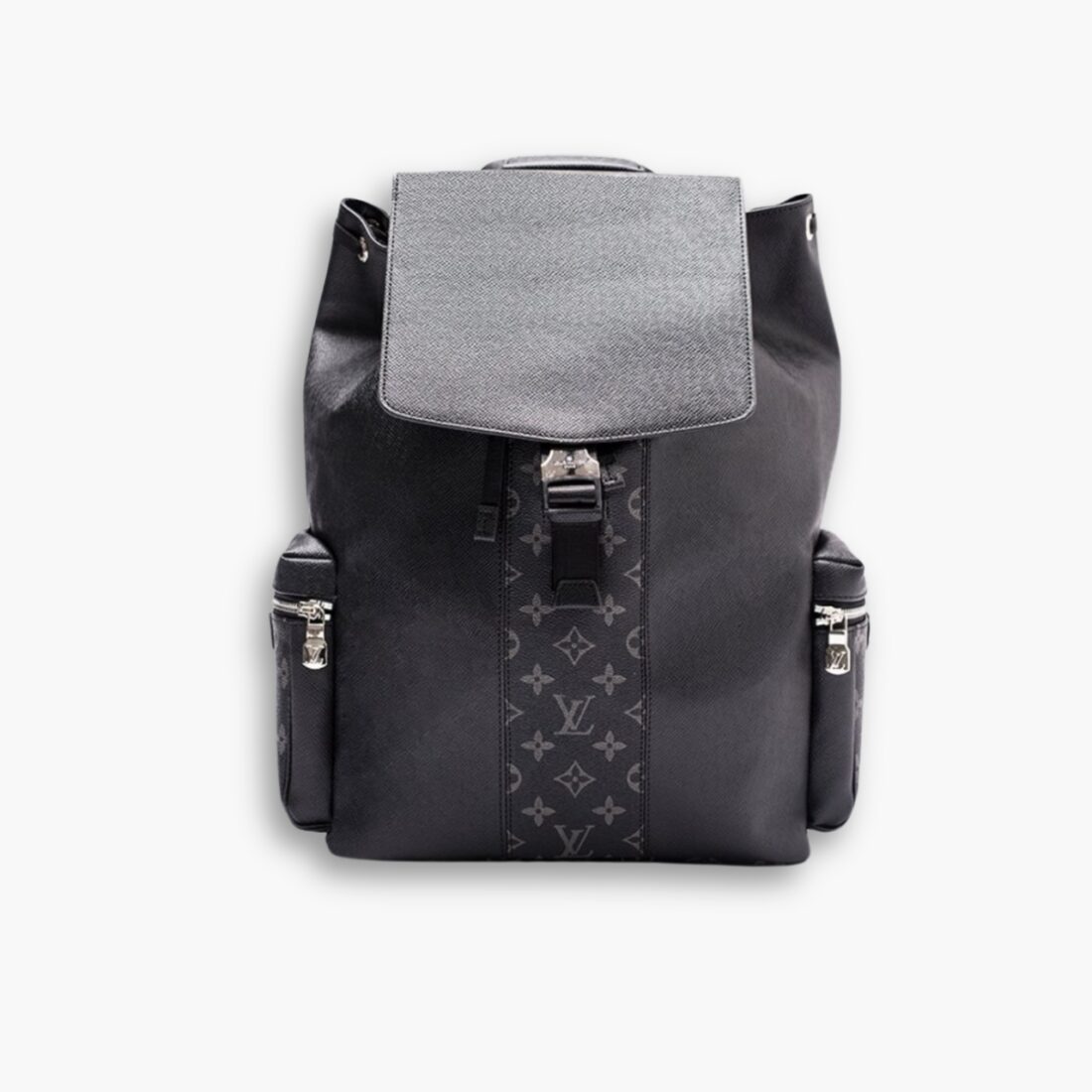 Louis Vuitton Monogram Taigarama Outdoor Backpack Black 40Cm