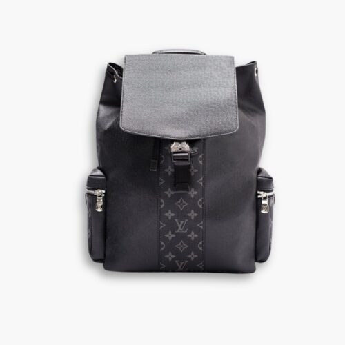Louis Vuitton Monogram Taigarama Outdoor Backpack Black 40Cm