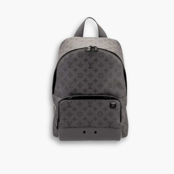 Louis Vuitton Monogram Shadow Racer Backpack Grey 38Cm