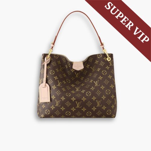 Super Vip 1:1 - Louis Vuitton Graceful MM Monogram Beige 41Cm M43703