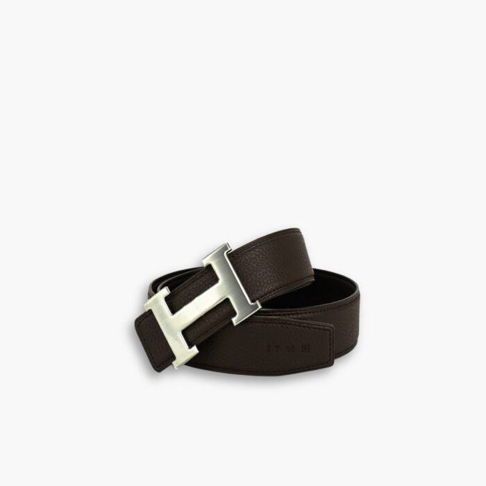 Hermes Belt Togo Swift Silver Buckle Brown 38Mm