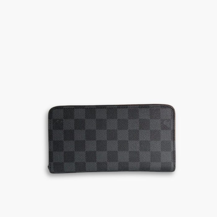 Louis Vuitton Zippy Vertical Long Wallet Black 8829462E11BC 20Cm