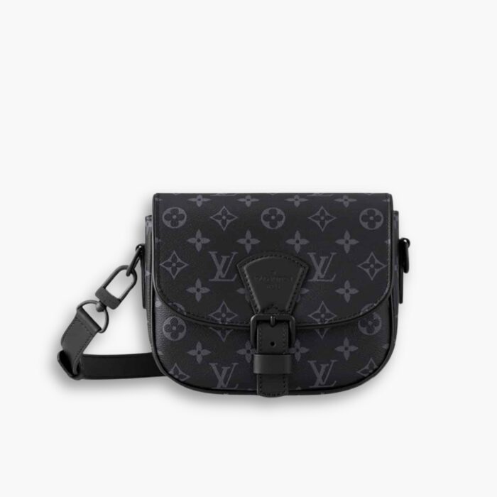 Louis Vuitton Montsouris Messenger PM​ Monogram Eclipse Canvas Black 19Cm M12519