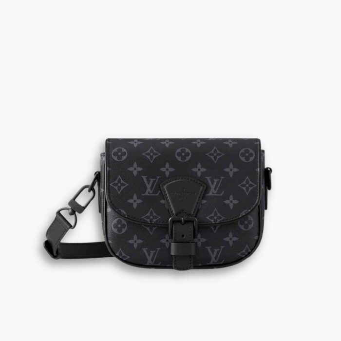 Louis Vuitton Montsouris Messenger PM​ Monogram Eclipse Canvas Black 19Cm M12519