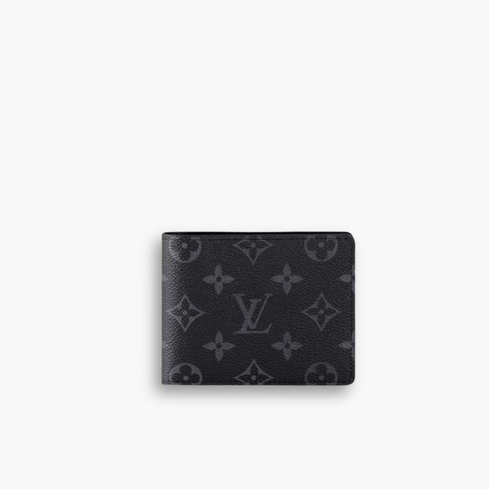 Louis Vuitton Amerigo Wallet Monogram Canvas Black 11Cm N60053
