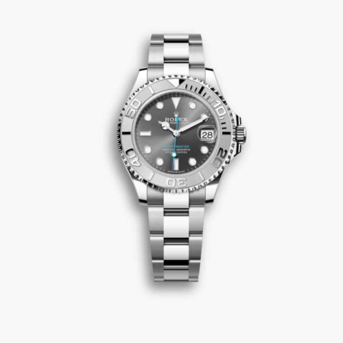 Rolex Yatch Master Oystersteel Platinum Black Dial 37mm 268622 0002