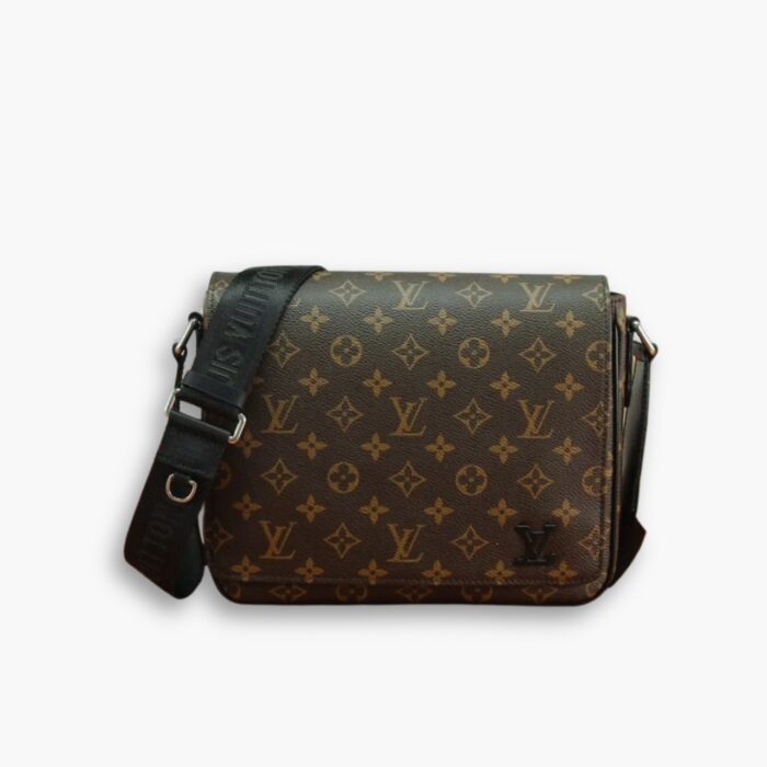 Louis Vuitton Monogram Messenger Bag Brown 25Cm
