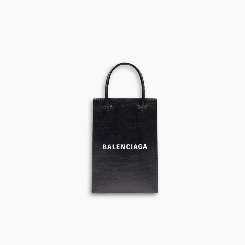 Balenciaga Mini Shopping Bag Black 18Cm 5938260AI2N1000