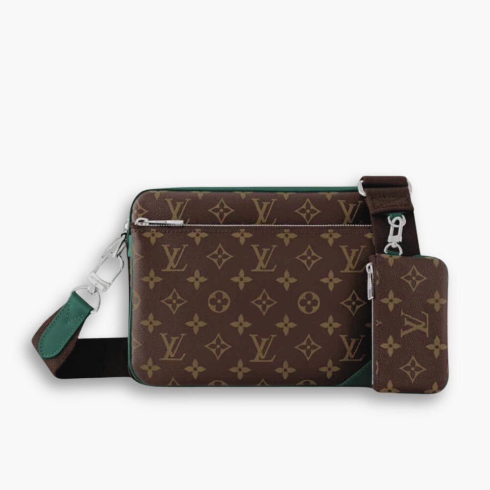 Louis Vuitton Trio Messenger Bag Green 25 cm