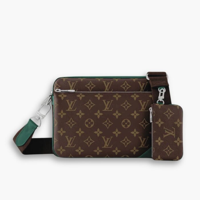 Louis Vuitton Trio Messenger Bag Green 25 cm