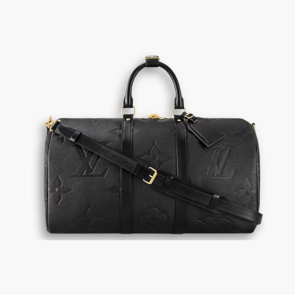 Louis Vuitton Keepall Bandouliere 50cm Monogram Black M45532