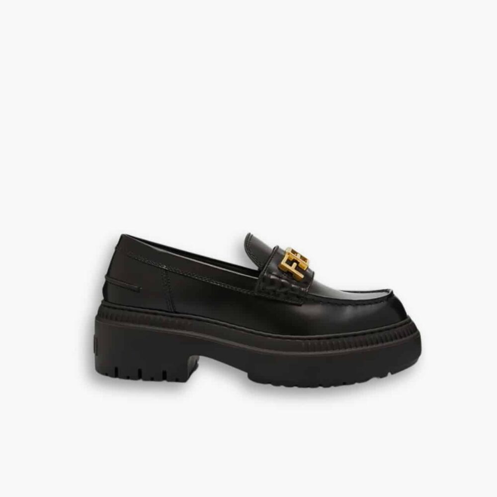 Fendi Fendigraphy Black Loafers 8D8383 69F F0QA1