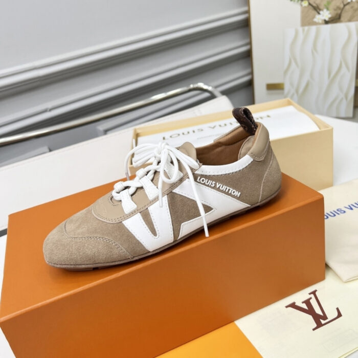 Louis Vuitton LV Sneakerina Hazelnut Brown 1AHNFA - Image 2