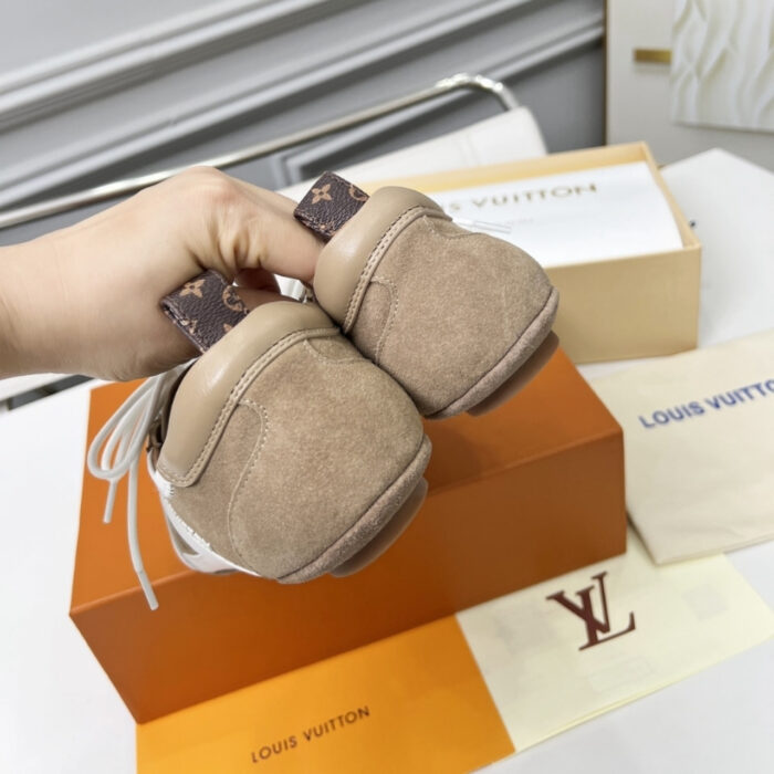 Louis Vuitton LV Sneakerina Hazelnut Brown 1AHNFA - Image 4