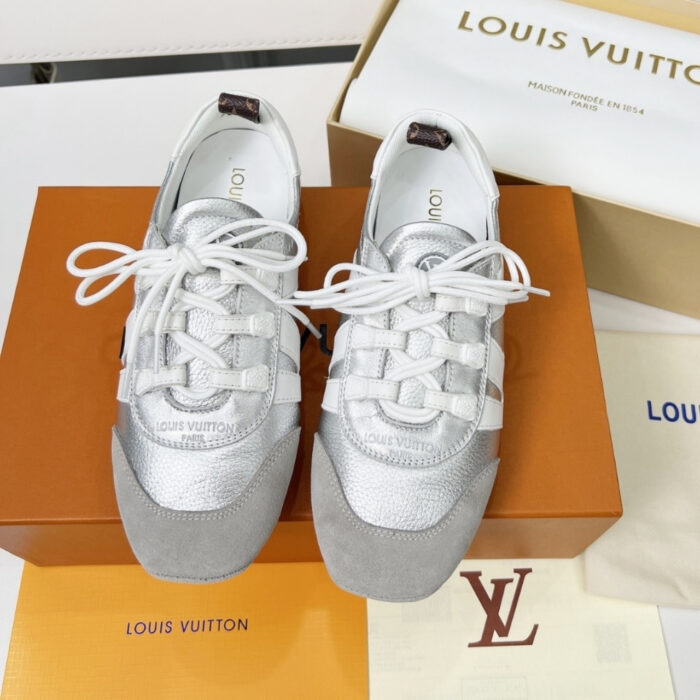 Louis Vuitton LV Sneakerina Silver 1AHOJD - Image 2