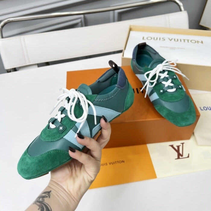 Louis Vuitton LV Sneakerina Green 1AHNDY - Image 4